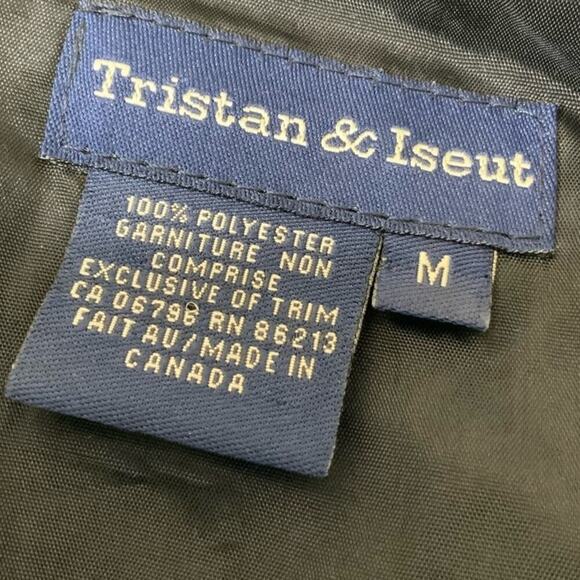 Vintage Tristan & Iseut Dress Women's Button Front Long Sleeve Size Medium - Picture 7 of 7
